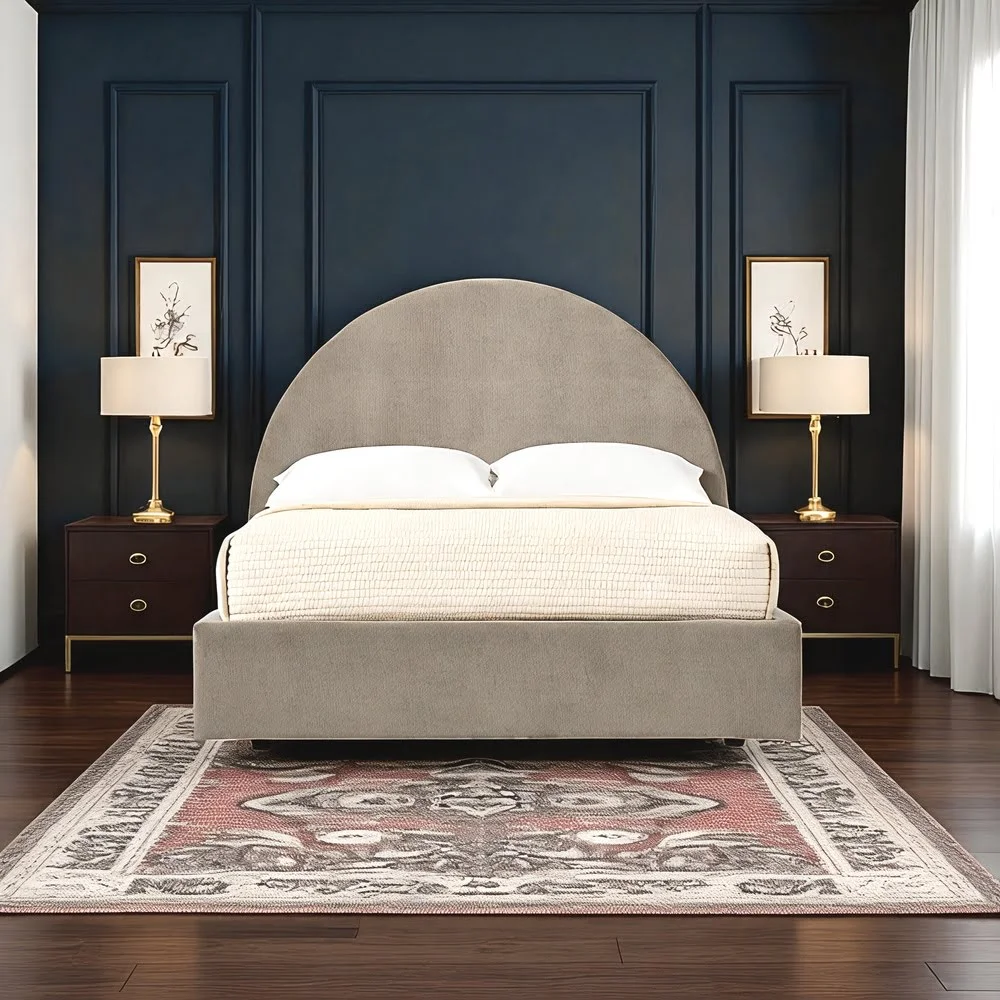 Eclipse Taupe Queen Bed