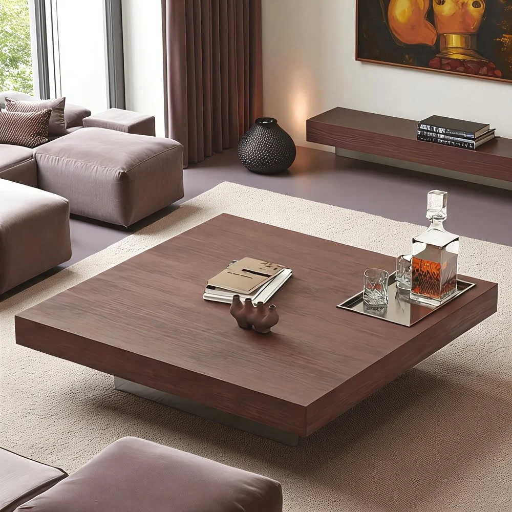 Luxe Walnut Coffee Table