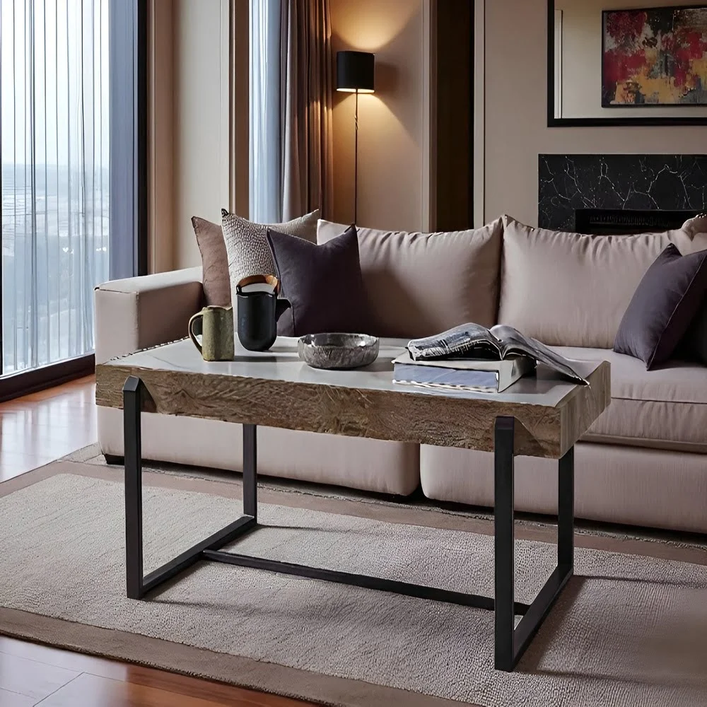 Rustic Elegance Coffee Table