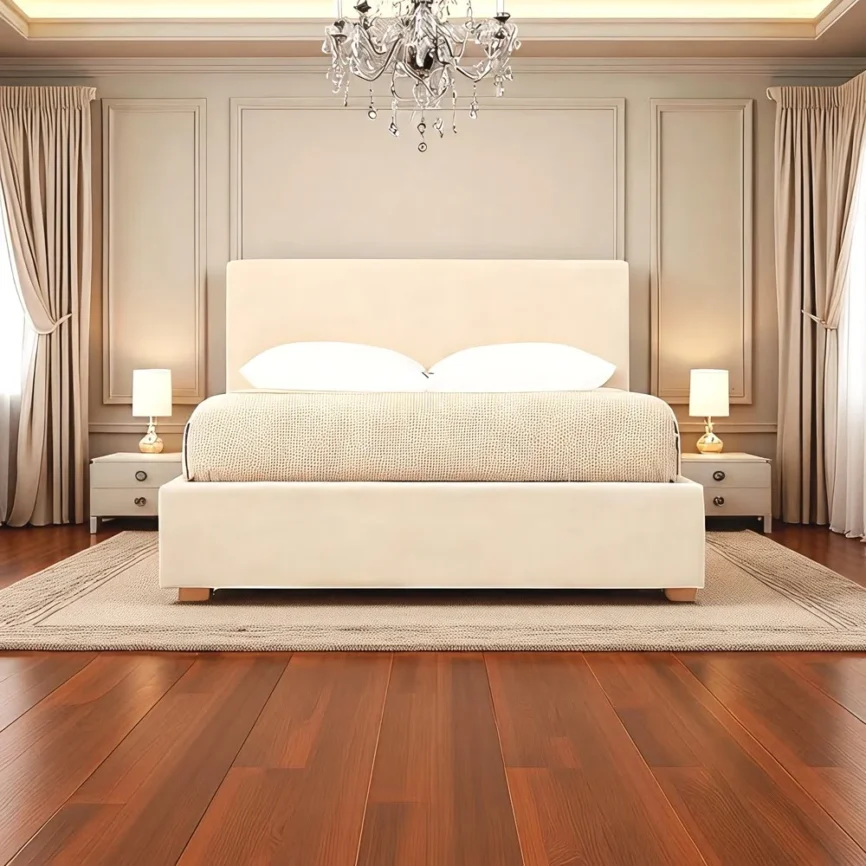 Serene Beige Queen Bed