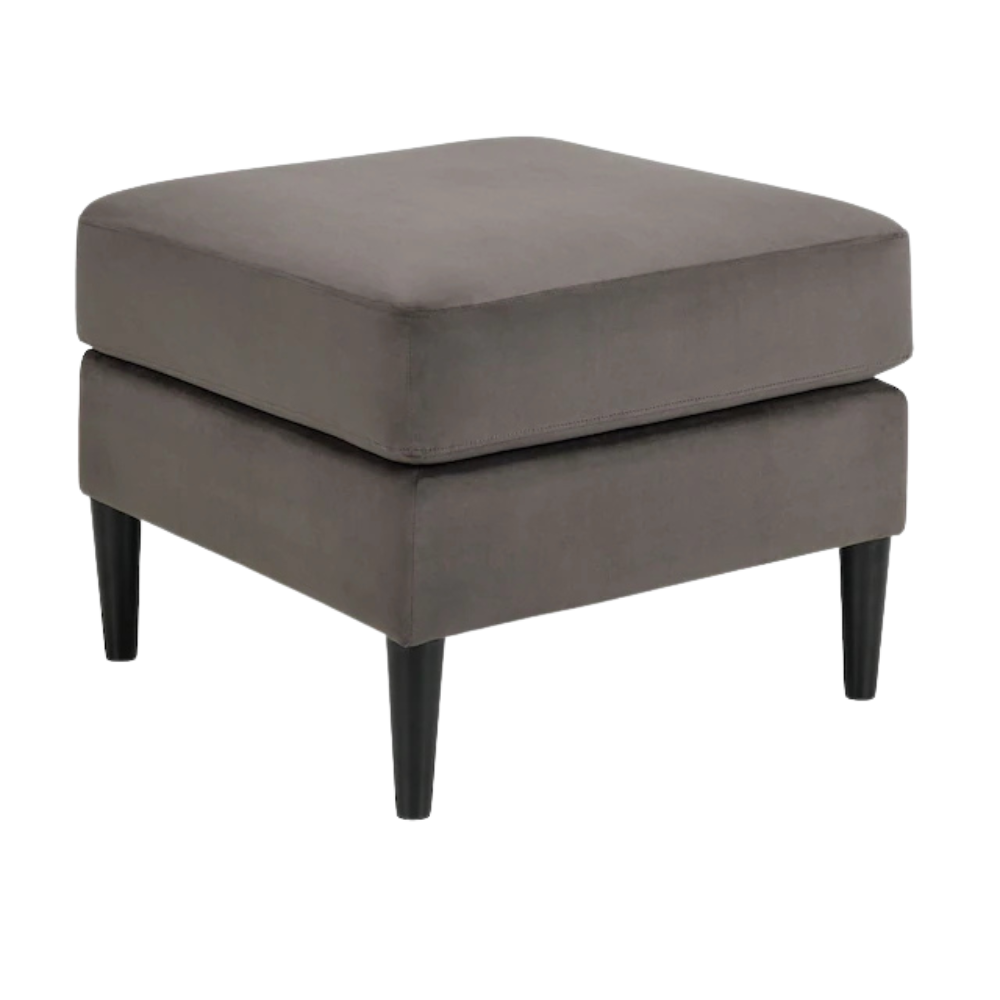 Taupe Modern Ottoman - Image 2