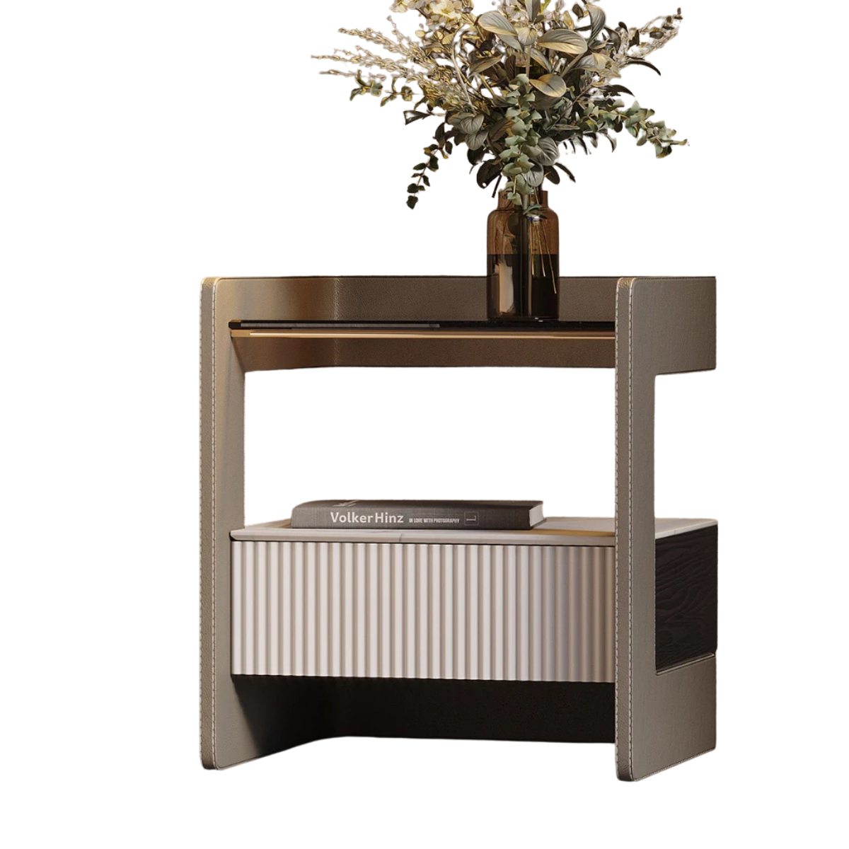Elysian Fluted Bedside Table - Image 2