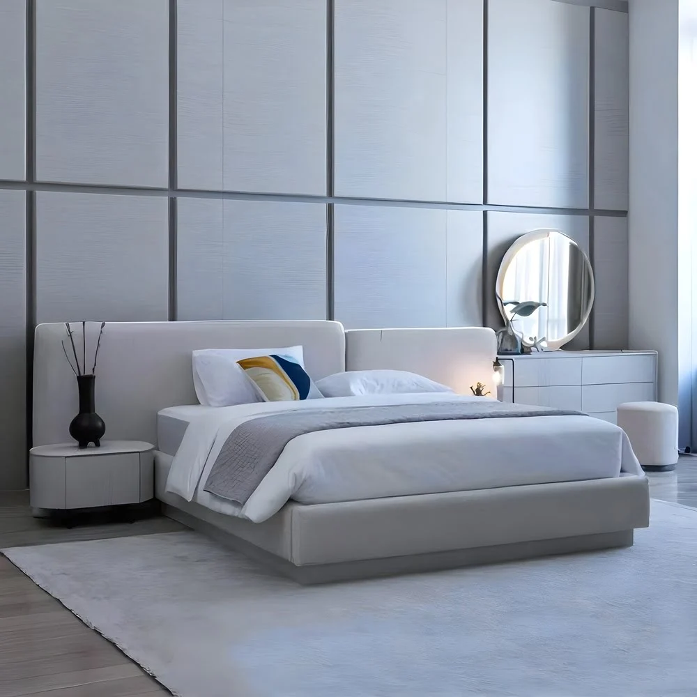 Zenith Gray Minimal Bedroom Set