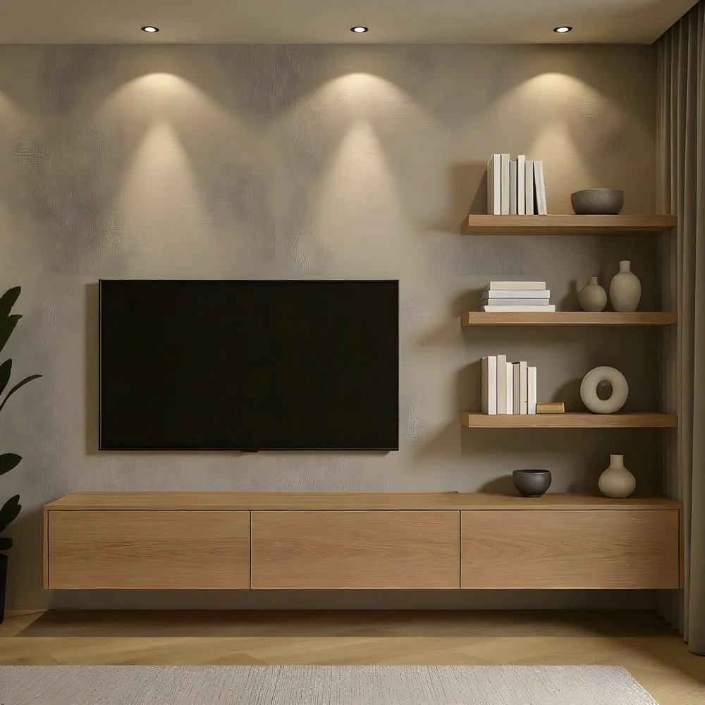 Lumina Layer Floating TV Console
