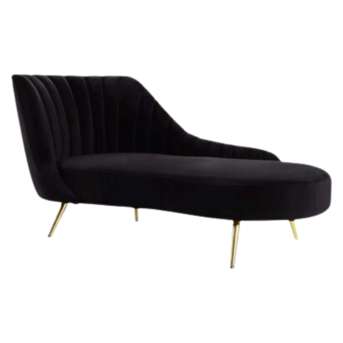 Midnight Muse Tufted Velvet Chaise Lounge