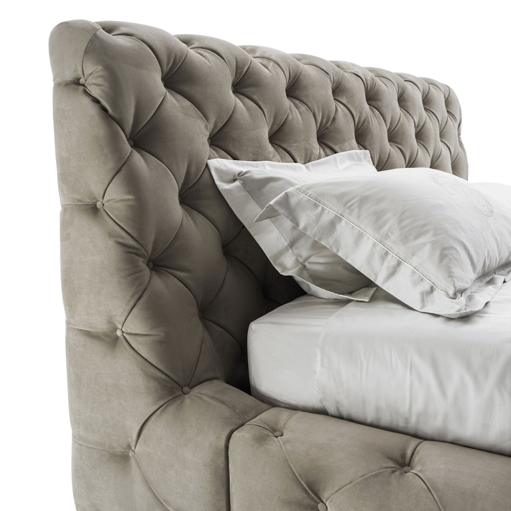 Velvet Tuft Haven Bed - Image 3