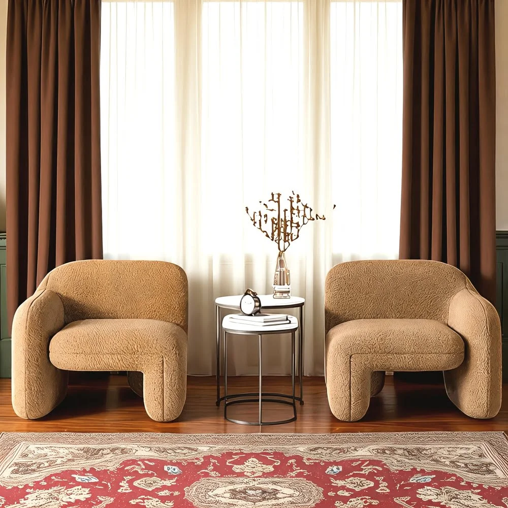 Bouclé Luxe Armchair