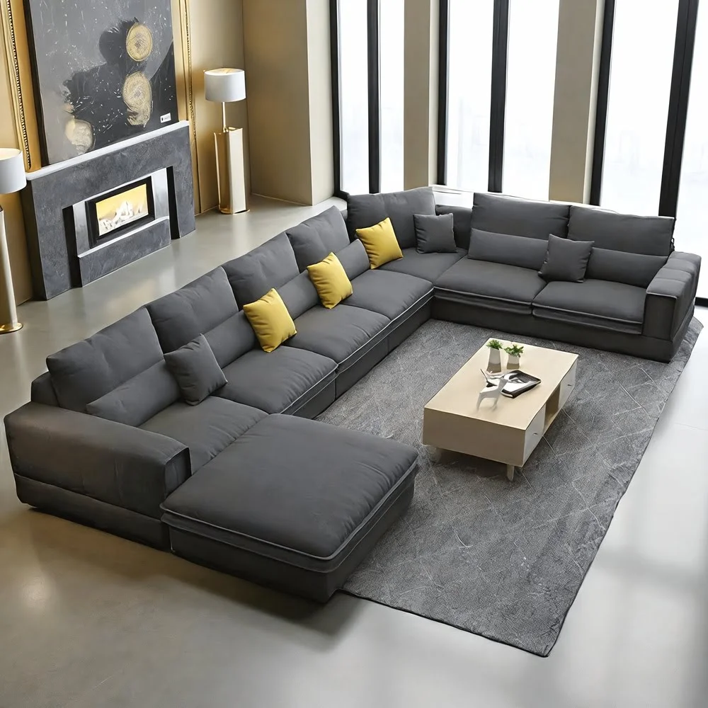 Horizon-Grey-U-Shaped-Sectional-Sofa