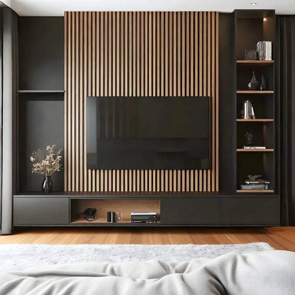 Vista Slat Wall-Mounted TV Unit