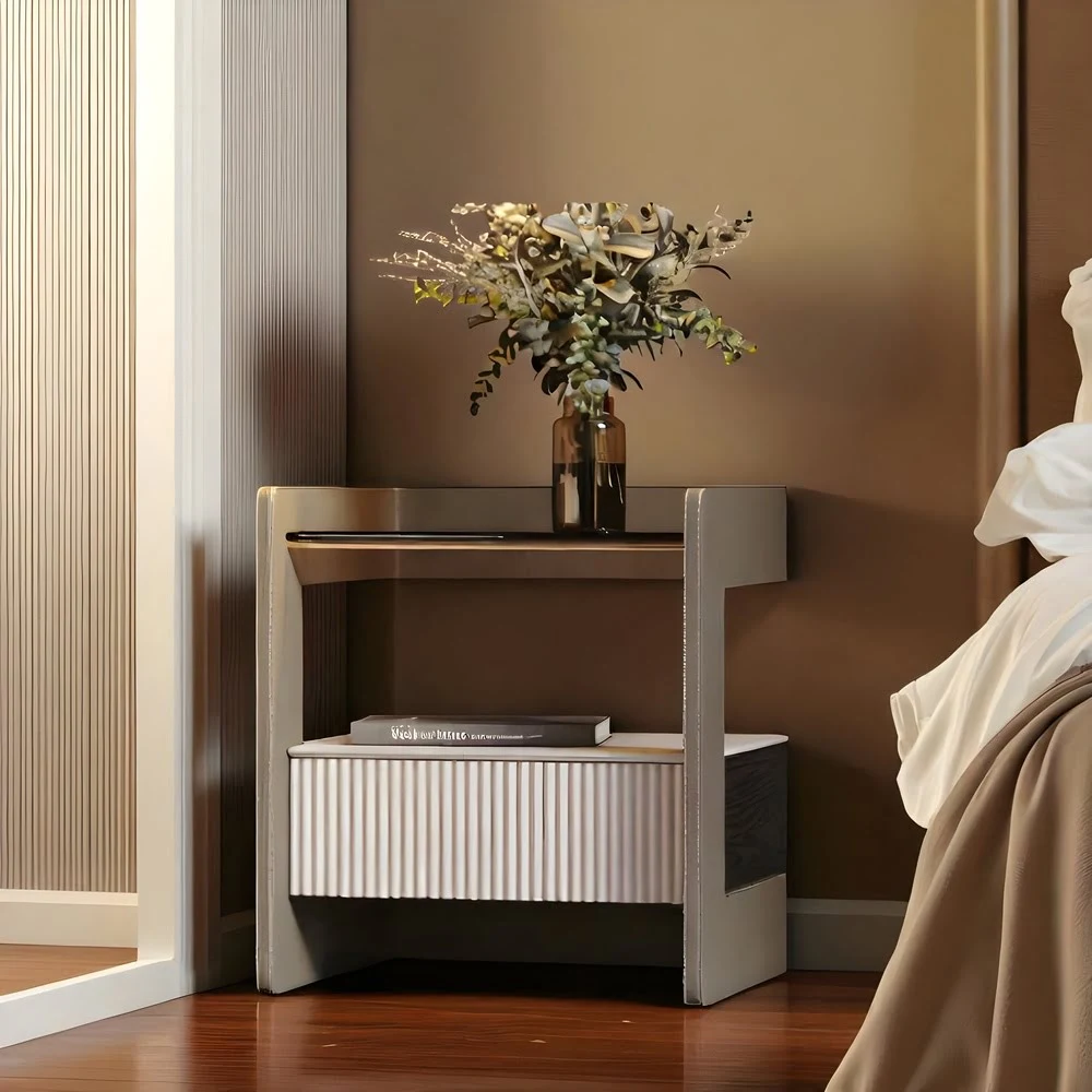 Elysian Fluted Bedside Table