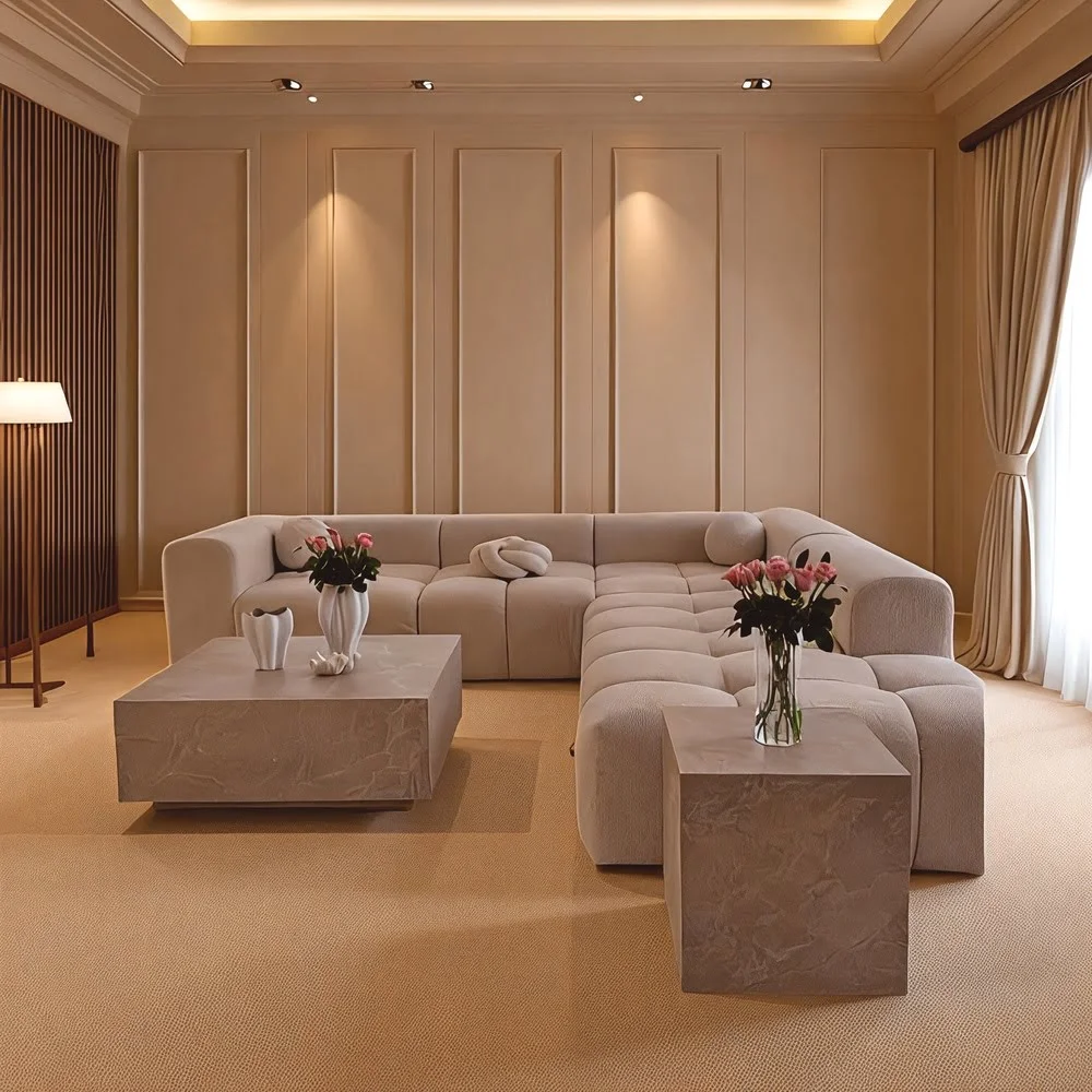 Charcoal Elegance Sofa