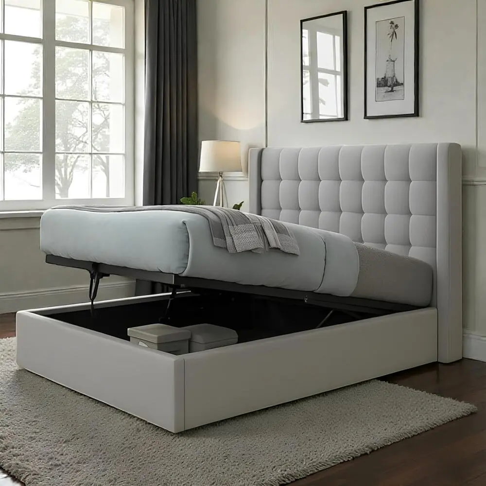 Echo Lift Tufted Storage Platform Bed