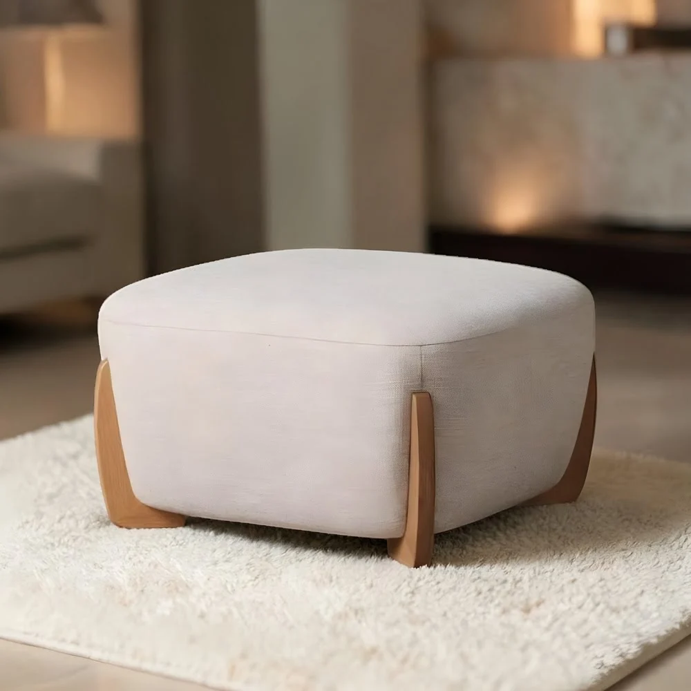 Minimalist Square Ottoman