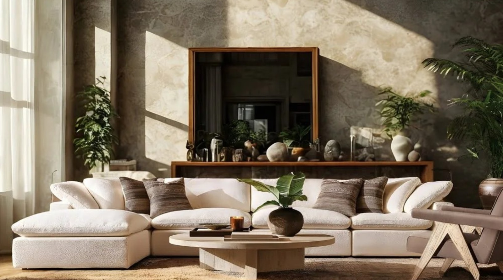 Velvet Haven U-Sectional Sofa