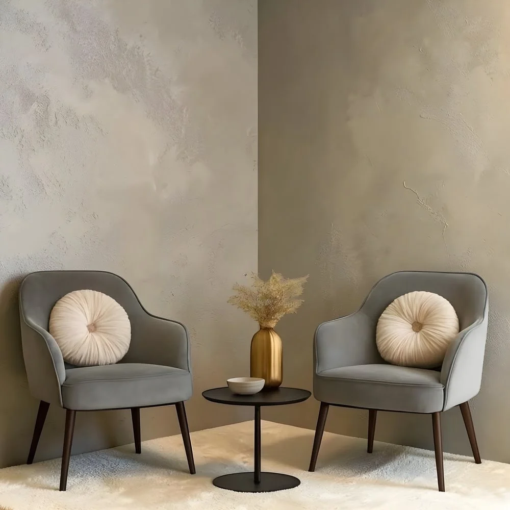 Greyson Slate — Mid-Century Velvet Accent Chair