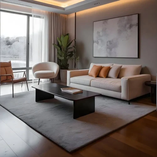 Serene Haven 2-Seater Lounge Sofa in Warm Beige