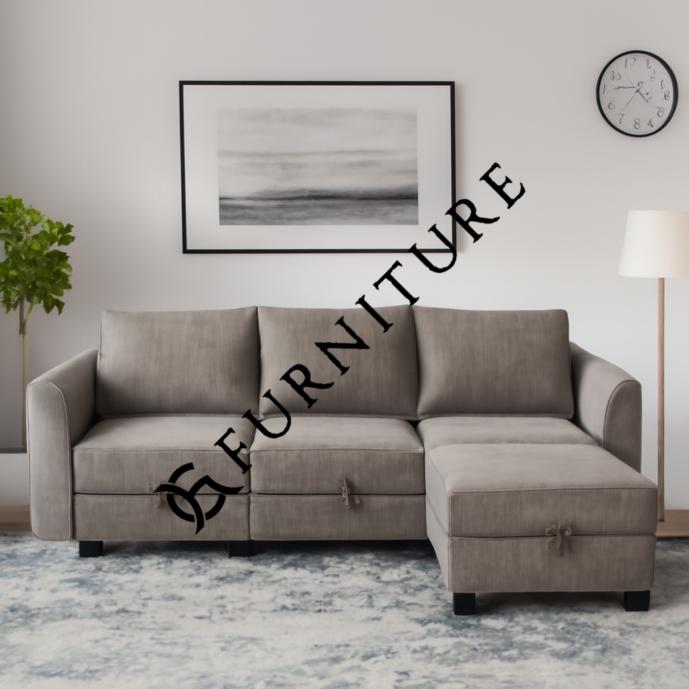 Manusite L-Shaped Modular Sectional Sofa