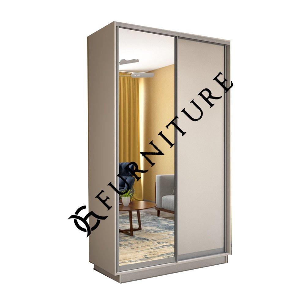 Modern Sliding Wardrobe with Full-Length Mirror - Image 2